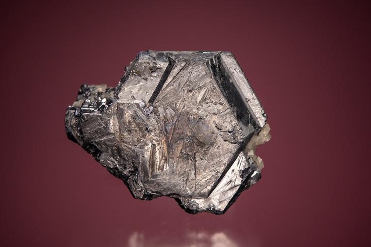 GALENA (SPINEL law twin) with DOLOMITE